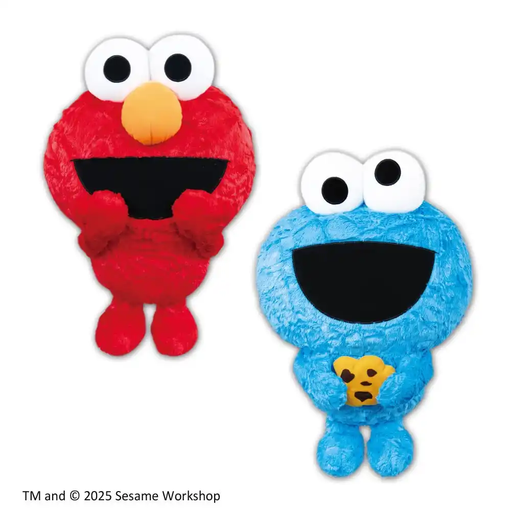 【株式会社バンダイナムコエクスペリエンス】 大きな頭がとってもキュート！ 「セサミストリート」のプライズがナムコ限定で登場　2025年9月10日(水)より順次展開開始！