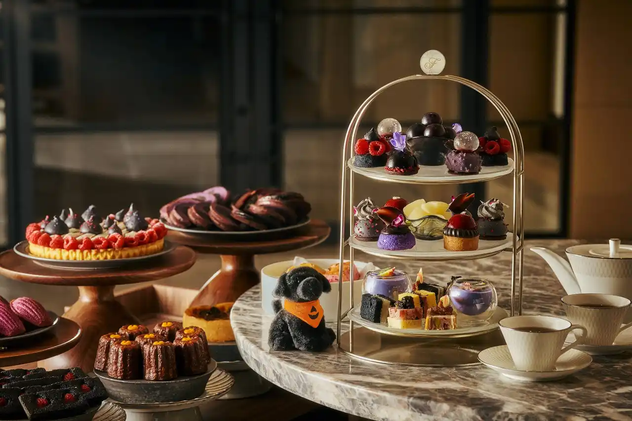 【フェアモント東京】紫、深紅、漆黒を使用したエレガントな「ゴシックハロウィン アフタヌーンティー」を10月1日（水）より提供開始