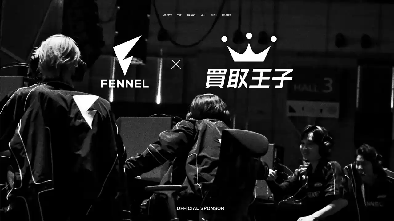 プロeスポーツチーム「FENNEL」、「買取王子」を運営する株式会社ティーバイティーとスポンサー契約を締結