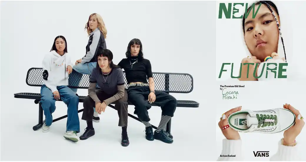 【VANS JAPAN】 New Future.　開心那をはじめとする4人の女性アスリートがそれぞれの視点で再解釈したVans「Premium Old Skool」が登場