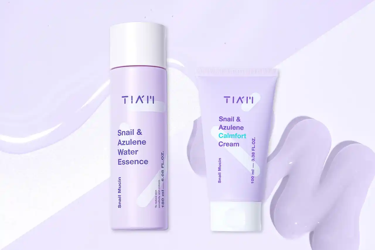【STORiiY株式会社】 【新発売】韓国スキンケア「TIAM」から“カタツムリエキス※１×アズレン※２”配合の化粧水＆水分クリーム発売！