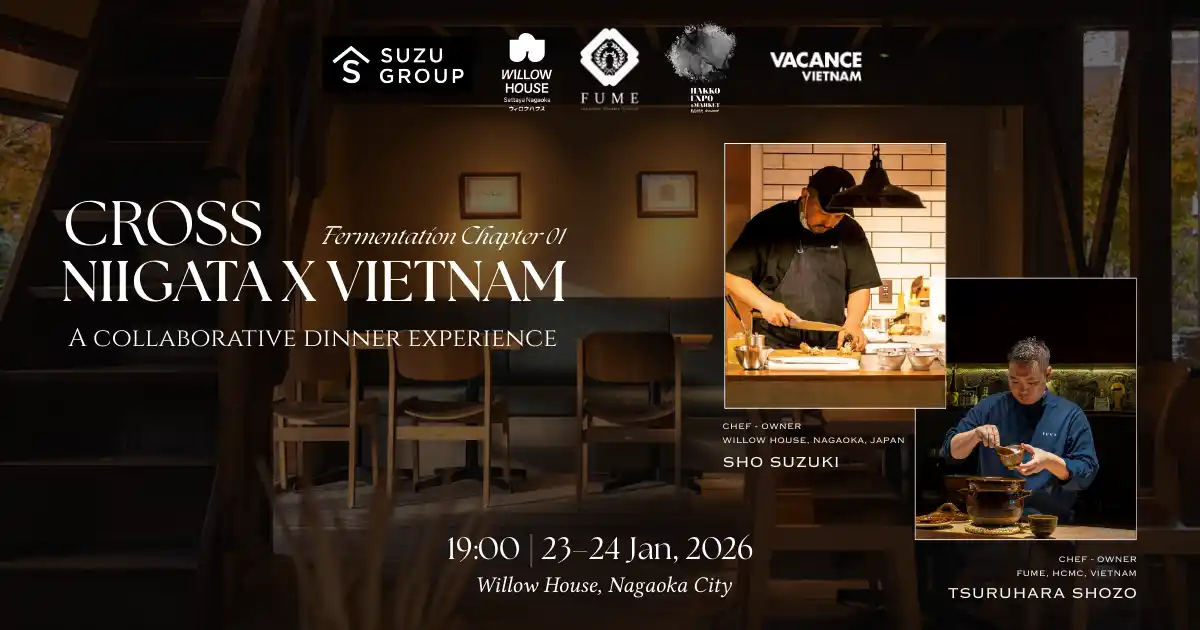 【新潟開催】新潟×ベトナムの食文化交流プロジェクト「CROSS NIIGATA - VIETNAM」第1章 開催決定（1/23・24）