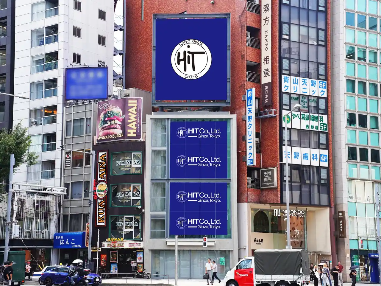 【株式会社ヒット】 屋外広告のヒットが『南青山骨董通りヒットビジョン』を新設