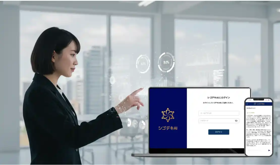 【AccoROAD株式会社】 「誰でも・簡単に・安心して」使える法人向けChatGPT「シゴデキAI」、活用研修「シゴデキAIトレーニング」を正式リリース