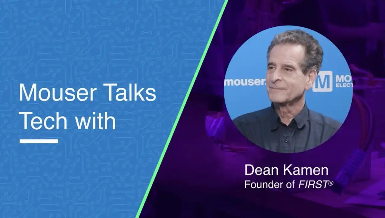 【Mouser Electronics, Inc.】 マウザー、インタビュー動画シリーズ「Mouser Talks Tech」にて発明家でありFIRST(R)創設者のDean Kamen氏を迎えた最新動画を公開