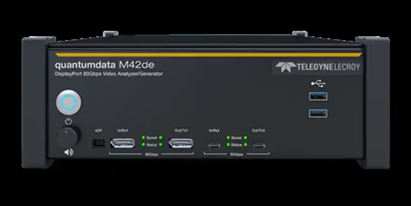 テレダイン・レクロイアナライザ／ジェネレータシステムM42deにDisplayPort AE 対応機能を追加