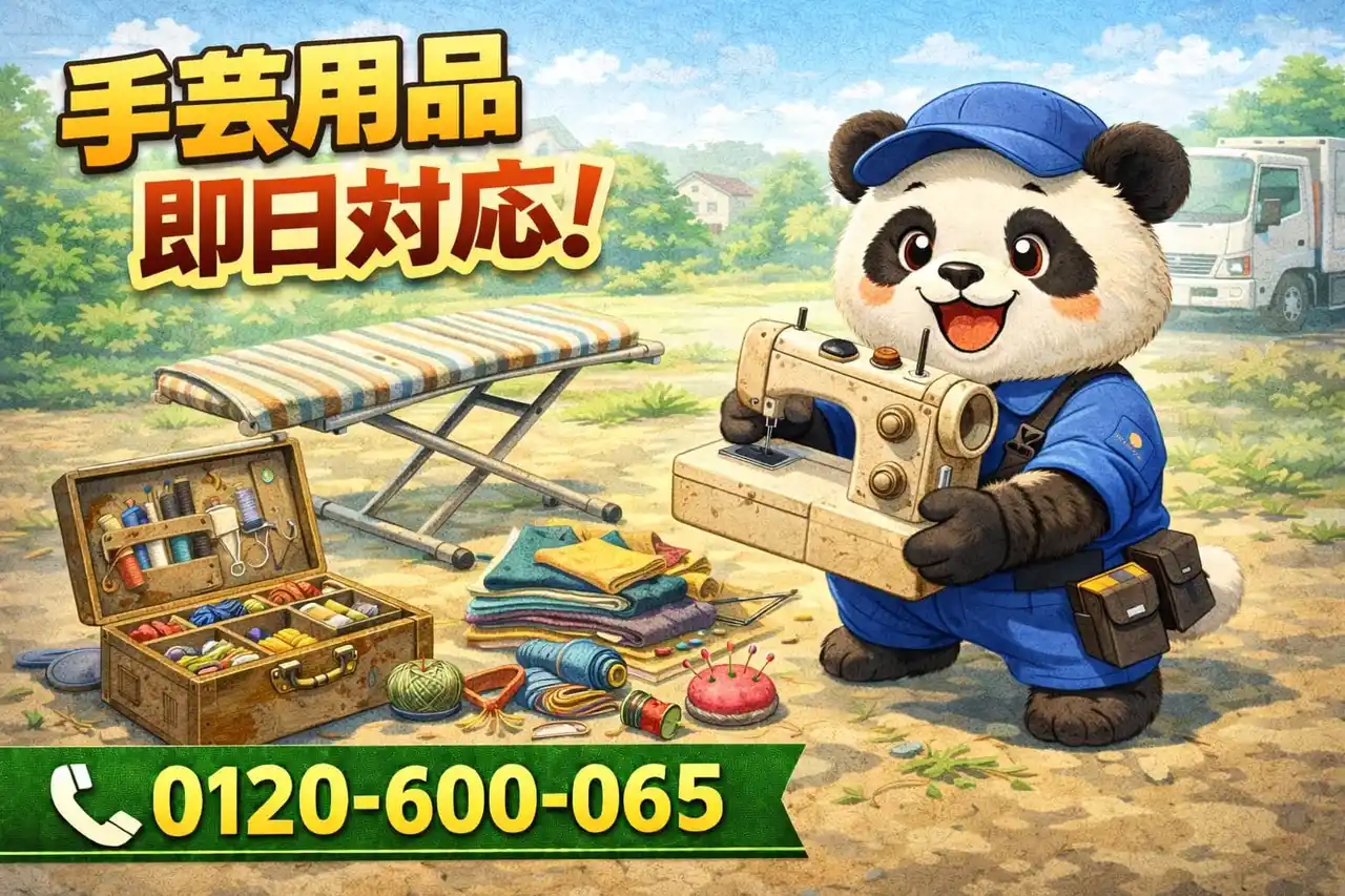 【SYSTR株式会社】 【墨田区】手芸と裁縫の残骸 回収キャンペーン（3月は1,000円割引）｜不用品回収のまるっと本舗