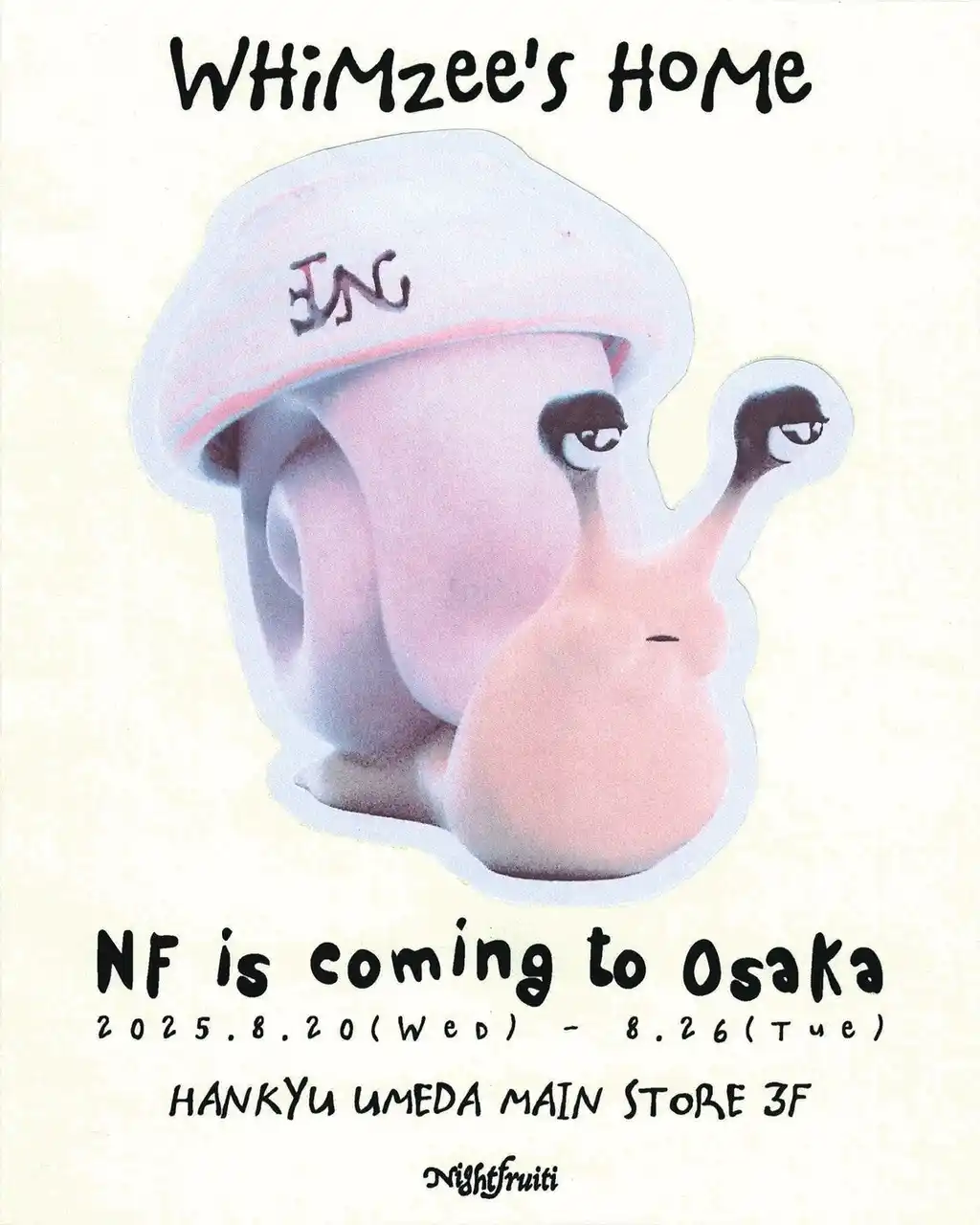 【株式会社 MXN JAPAN】 感度の高いMZ世代の間でじわじわ人気上昇中！ソウル発、独特な感性が注目のセラミックブランド「NIGHTFRUITI」が阪急うめだ本店3階 BEYOND WORLDにて単独POPUP開催決定！