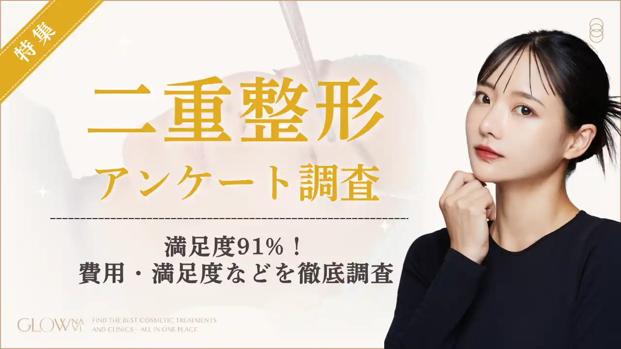 【株式会社ゼロアクセル】 【グロウナビ】【二重整形経験者100人調査】満足度91%、費用は「10万円以下」43%で最多