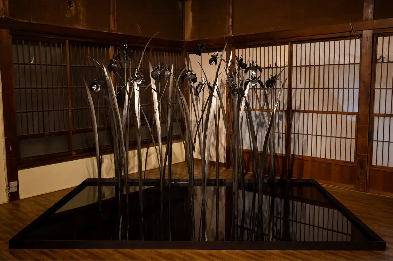 【公益財団法人八王子市学園都市文化ふれあい財団】 【八王子芸術祭】旅人（黄菖蒲）／ある惑星の住人（タガメ）