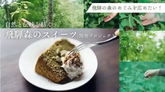 【岐阜県飛騨市】自然と伝統を紡ぐ薬草のスイーツ開発プロジェクト～森の健康を飛騨からご家庭へお届け！