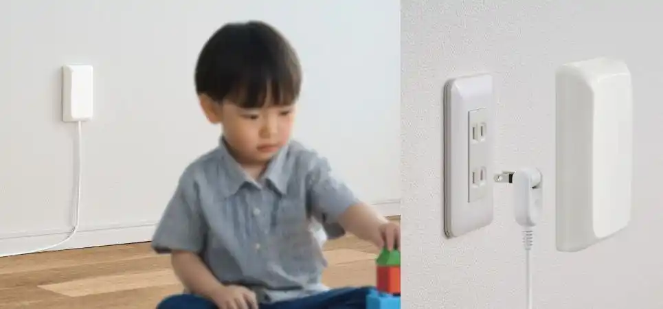 【エレコム株式会社】 子どもやペットのいたずら防止にも！コンセントからの火災を防止し、見た目もスッキリするコンセントカバーを新発売