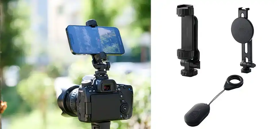 【エレコム株式会社】 写真や動画撮影に大活躍！自撮りやVlog、三脚への取り付けなどに便利なスマホ用のカメラアタッチメント3製品を新発売