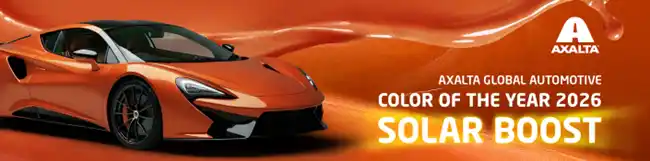 【アクサルタ コーティング システムズ合同会社】 アクサルタ、2026年グローバル・オートモーティブ・カラー・オブ・ザ・イヤーにオレンジ系塗色「SOLAR BOOST」を発表