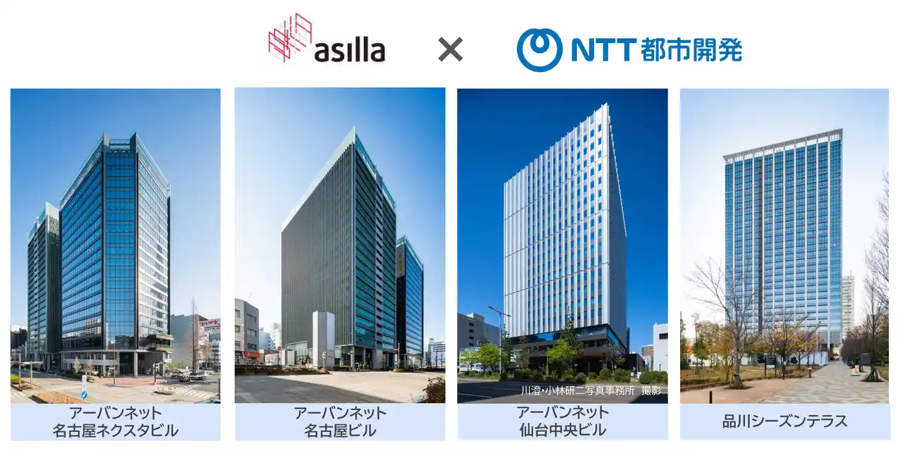 【アジラ】 NTT都市開発が保有する複数施設へ「asilla」を導入！安全性と快適性の両立を実現へ