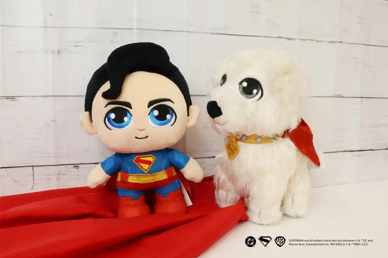 大ヒット公開中の『スーパーマン』より、話題沸騰クリプトの可愛いぬいぐるみが発売中！