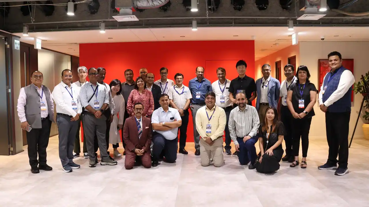 AIMAが引率するインド使節団20名がギークピクチュアズ本社オフィスを訪問、日印のエンターテインメント事業拡大に向け意見交換を実施