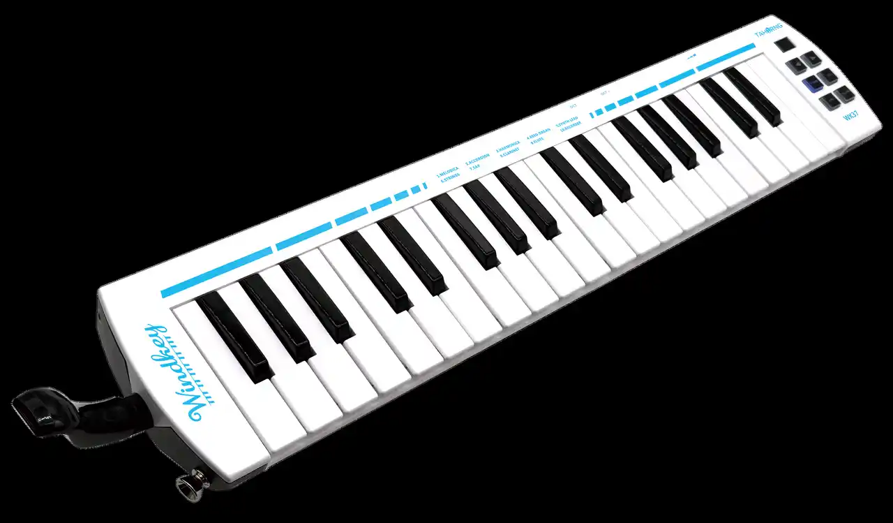 【ファインアシスト】 世界初の電子鍵盤ハーモニカ誕生！・Tahorng(タホーン)ウィンキーいろいろな音色を楽しめて、ヘッドホンで夜でも練習できる。　　　電子鍵盤ハーモニカWINDKEY ウィンキー　品番：WK37