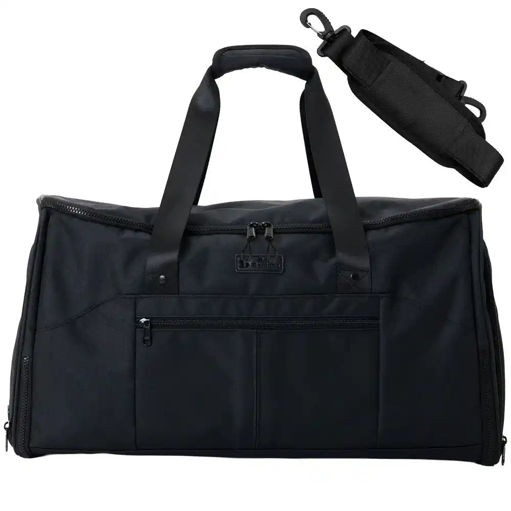 【シワなく、美しく。出張の悩みを解決】着脱式ガーメントケース搭載でスーツも靴もこれひとつに。多機能ボストンバッグ「TRINKLE」を新発売！