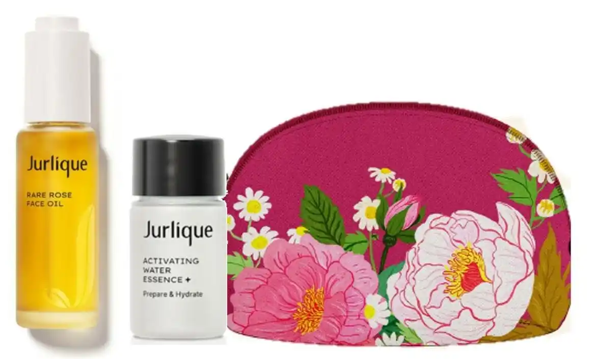 【ジュリーク・ジャパン株式会社】 【ジュリーク】数量限定発売！美容オイルとベストセラー高保湿化粧水に華やかなローズポーチが付いたセットが9月1日(月)から登場！