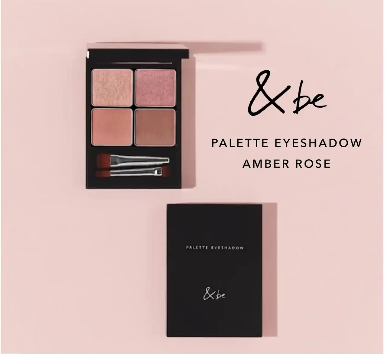 ＜&be（アンドビー）＞大人気4色アイカラーパレットに春の表情を温かく彩るミルキーロゼカラーが限定登場！