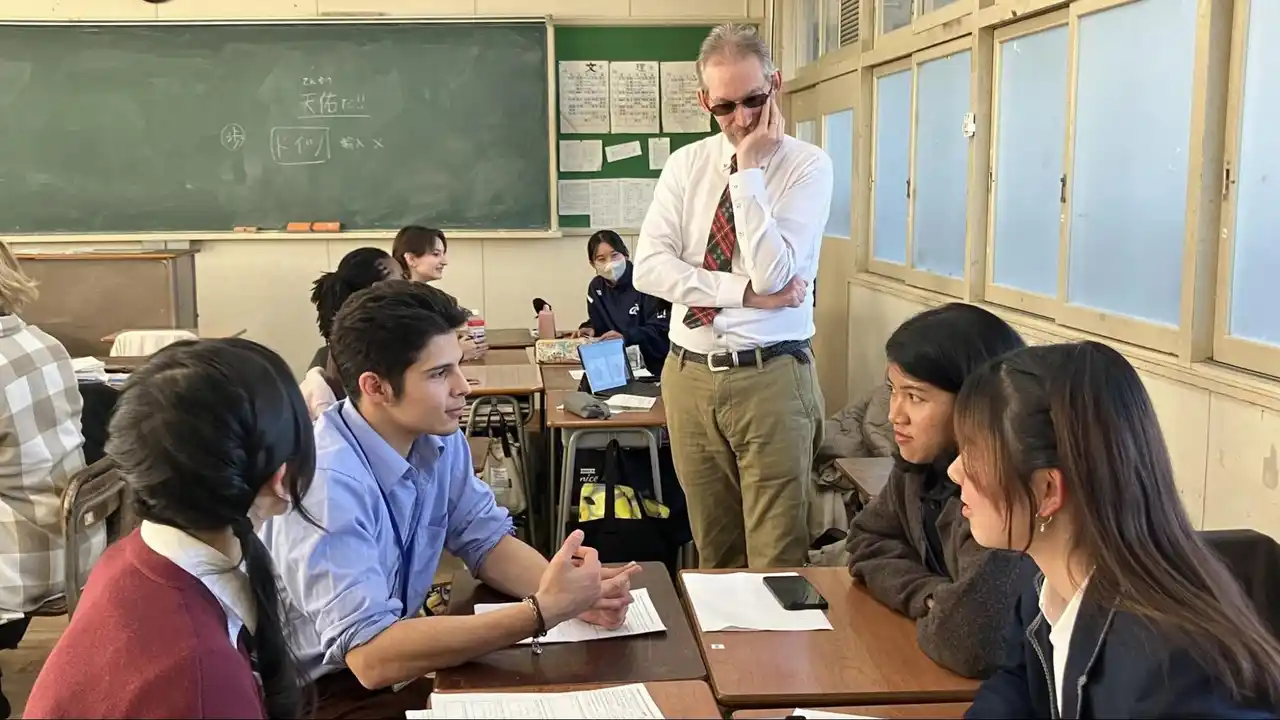 【学校法人栗本学園】 名古屋商科大学の留学生、愛知県立千種高校の生徒と日本語と英語で国際交流（第２弾）