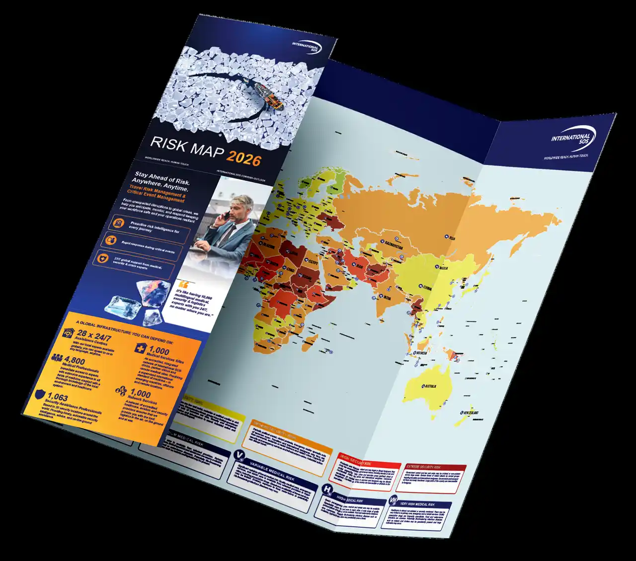 インターナショナルSOSが、「リスクマップ2026」日本語版をリリース
