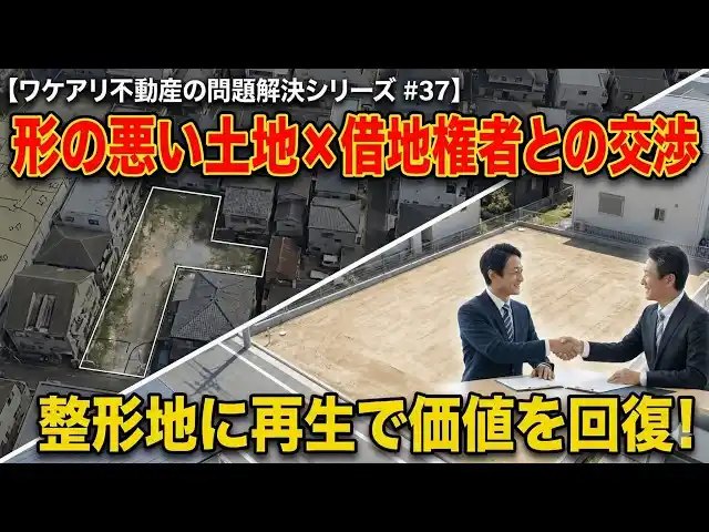 【株式会社SA】 形が悪く使えなかった土地が、交渉ひとつで高値に生まれ変わった理由。