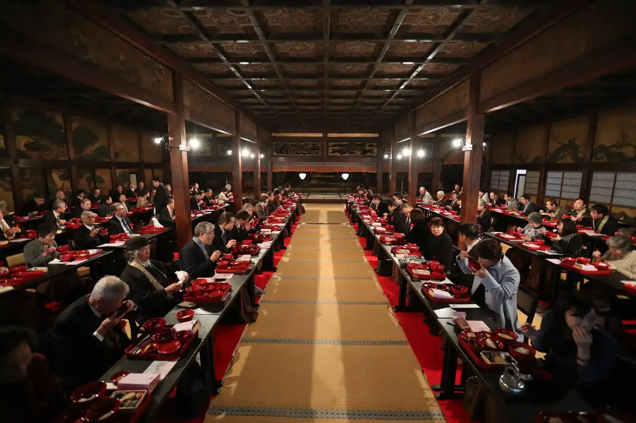 京都の知る人ぞ知る西本願寺・国宝書院でいただく『お斎(とき)「精進料理」』接待のご案内(1月10日(土)～15日(木)開催！)