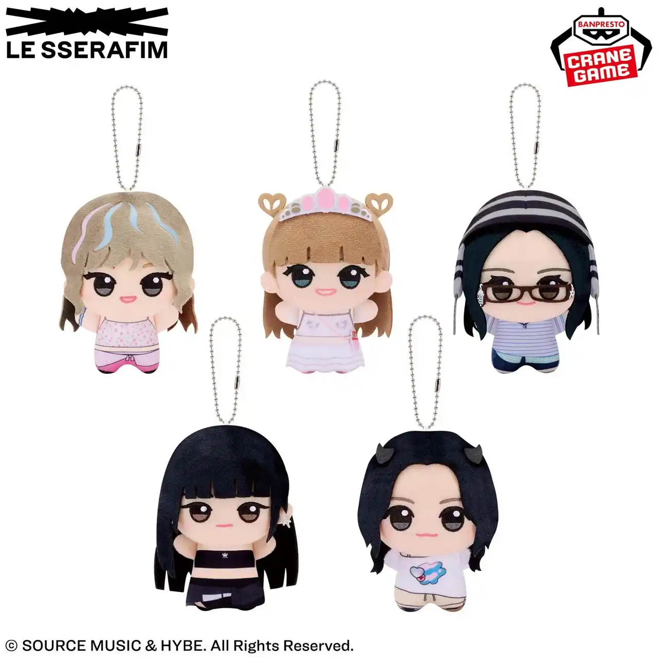 【株式会社バンダイナムコエクスペリエンス】 東京ドーム公演が決定した「LE SSERAFIM（ル セラフィム）」の限定プライズがナムコに登場　2025年8月22日(金)より順次展開開始！