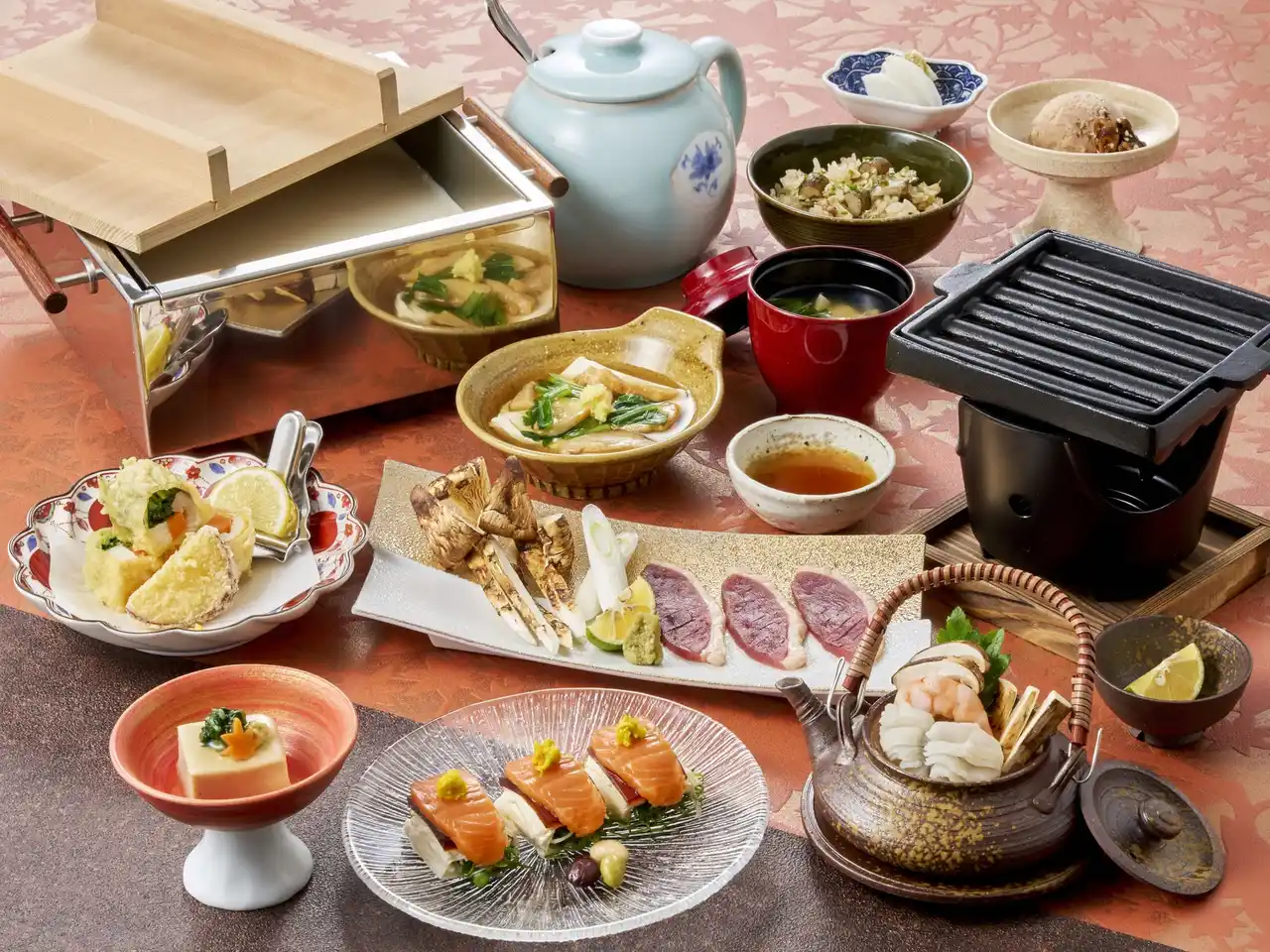 【株式会社梅の花グループ】 【湯葉と豆腐の店 梅の花】松茸や秋の旬食材を贅沢に使用した懐石・ランチを期間限定で販売。