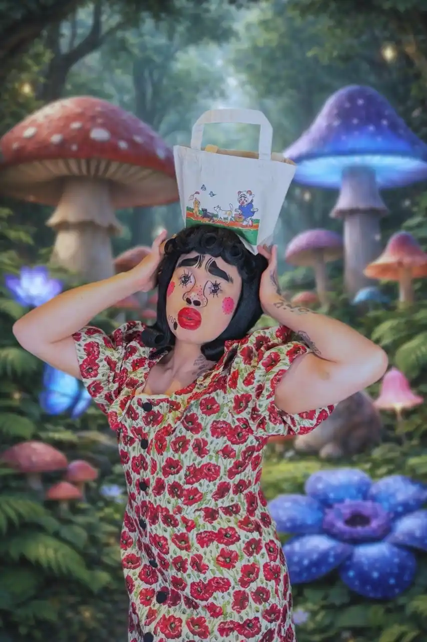 【ICHINOSAI】 Youtube登録者57万人超！『ブリアナ・ギガンテ』× muneの描きおろしイラストがプリントされたランチトート&アクリルキーホルダーを3月11日23時59分まで期間限定で新発売！