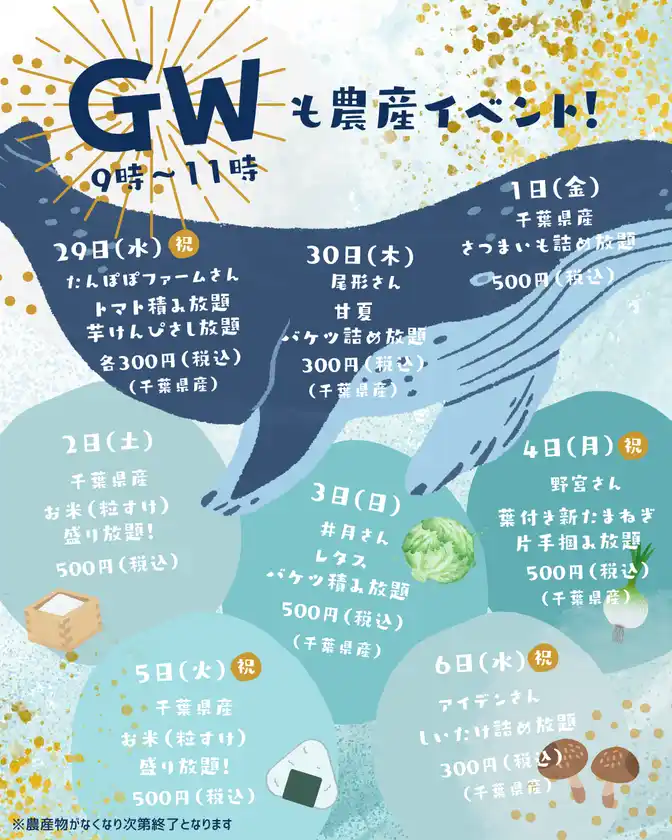 農産イベント一覧