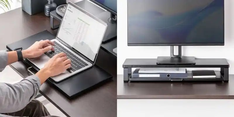 【サンワダイレクト】 収納自在の卓上スライダーを12月17日に新発売