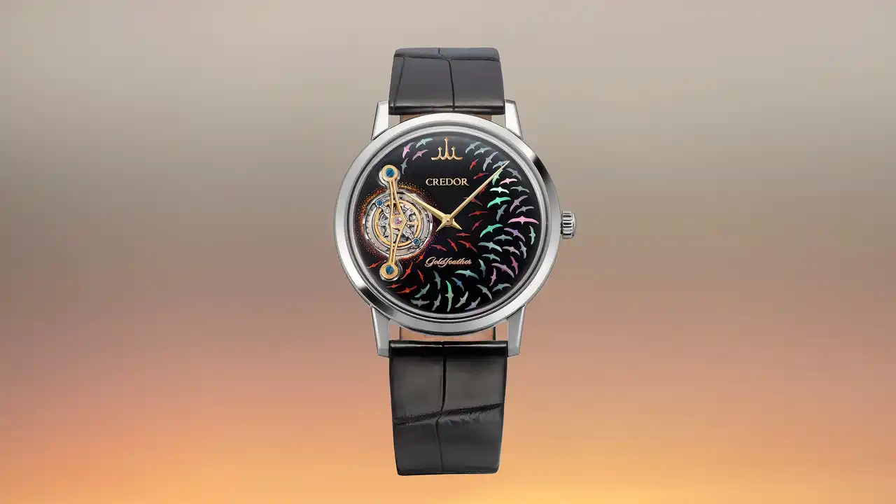 【セイコーウオッチ株式会社】 ＜クレドール＞ゴールドフェザーより、多彩な漆芸と彫金の技でさらなる美の高みへ飛翔するトゥールビヨン限定モデルが登場