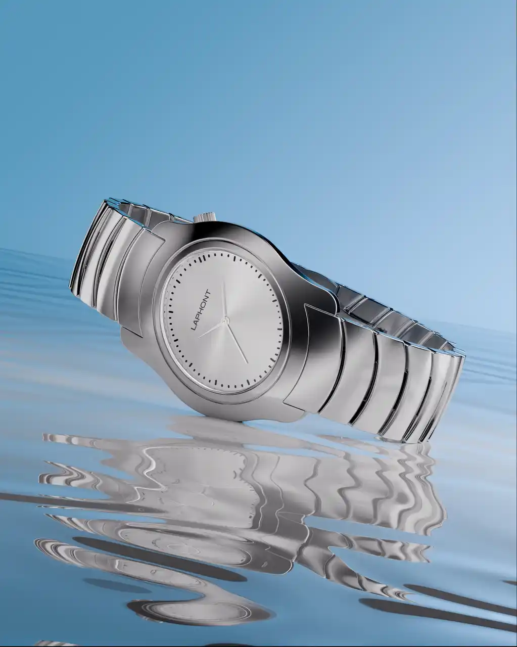 【株式会社ビヨンクール】 “秩序の中に潜む歪みの美” LAPHONT（ラフォン）新作メタルウォッチ「SIDEWINDER」登場