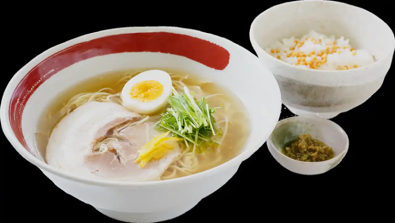 【ユーアールエー株式会社】 柚子の名産地に立地する「安富PA上下線（中国自動車道/兵庫県姫路市）」の人気No.1メニュー「柚子塩ラーメン」に追加セット「追い茶漬け」を新発売。2025年12月17日（水）より提供開始！