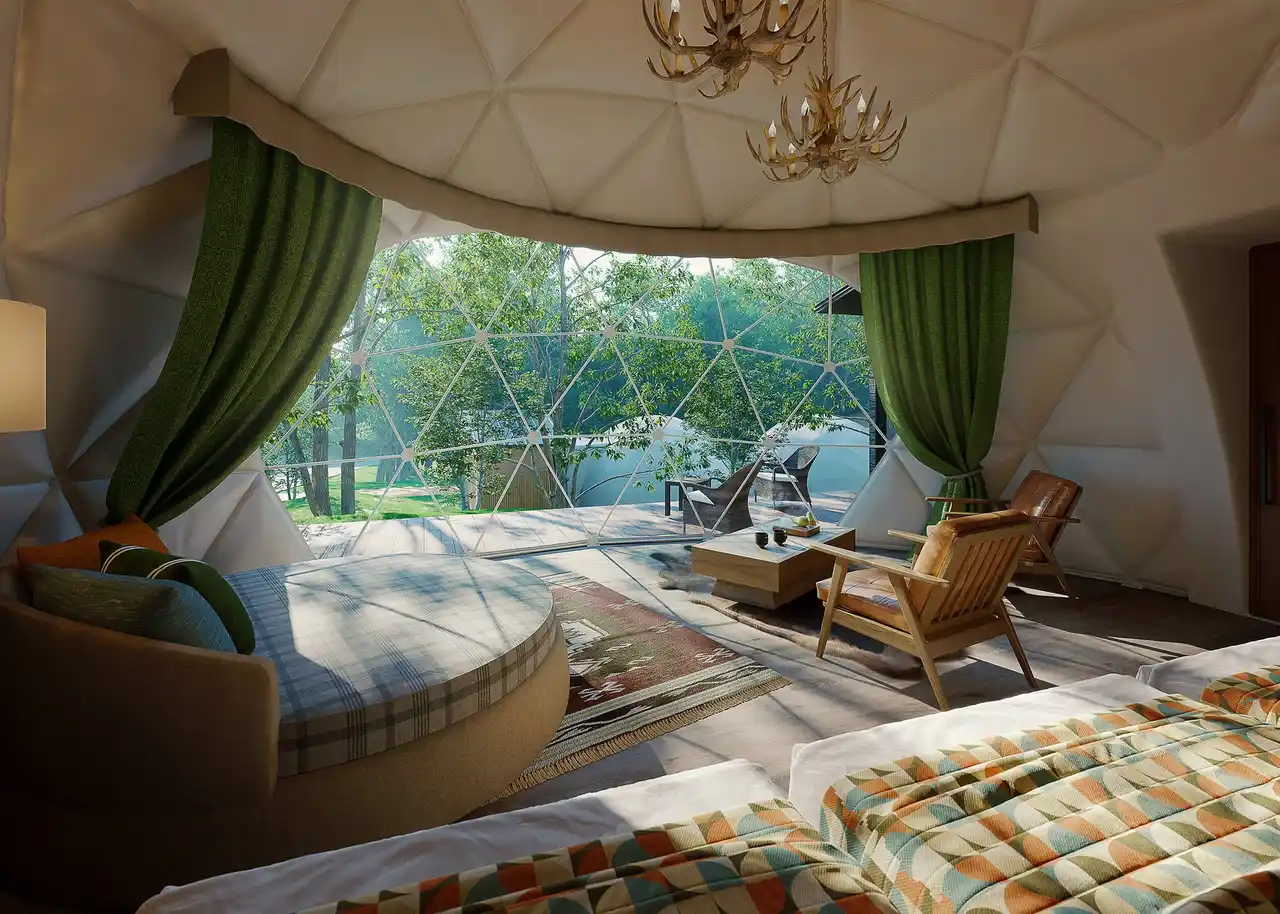 【カトープレジャーグループ】 『プレジャーリゾート 伊豆赤沢温泉』に新エリア誕生　関東最大級グランピングの予約開始