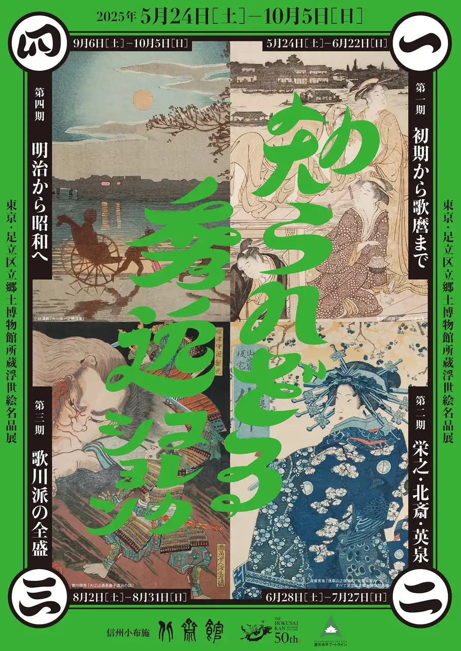 【北斎館】大好評で後半突入！幕末・明治の浮世絵の傑作が集合！創立50周年特別展「知られざる秀逸コレクション」第３期は８月２日(土)から
