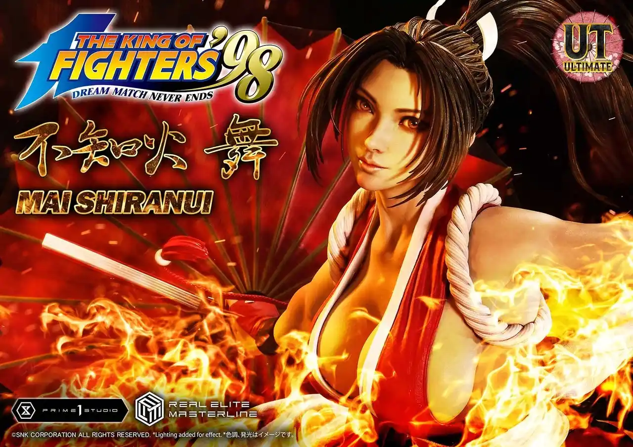 【株式会社プライム1スタジオ】 『THE KING OF FIGHTERS '98』から、「不知火舞」を1/4スケールでリアルに立体化
