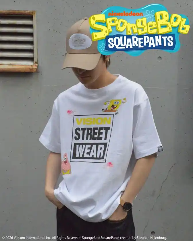 【スポンジ・ボブコラボ】VSW LogoT / VSWロゴグラフィックTシャツ