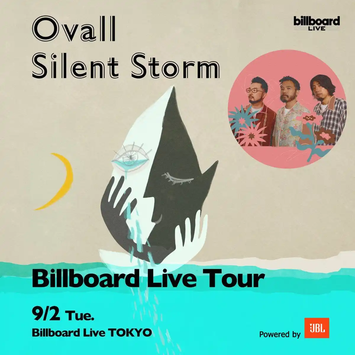 【ハーマンインターナショナル株式会社】 Ovall、約13年ぶりのビルボードライブ公演をJBLがサポートOvall “Silent Storm” Billboard Live Tour Powered by JBL