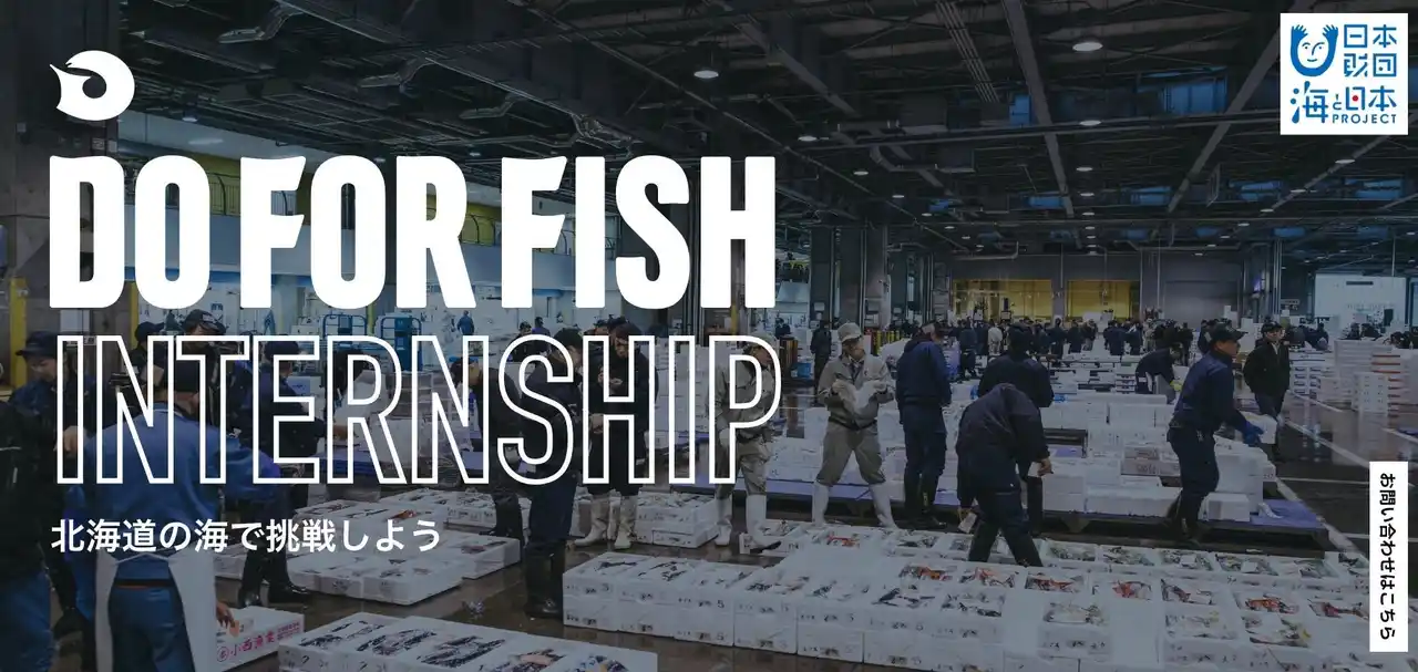 【一般社団法人DOFORFISH】 北海道の海で挑戦しよう!海業の課題解決に取り組むインターンシップを道内4地域で開始/一般社団法人DO FOR FISH