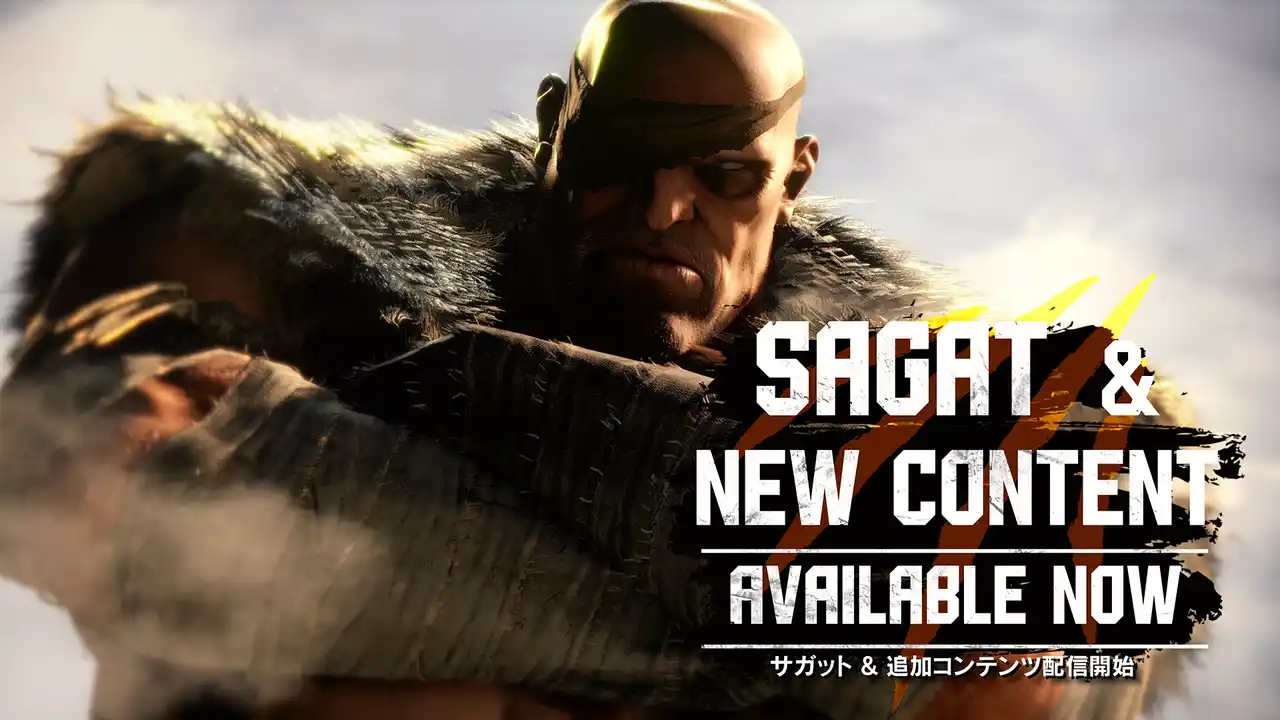 【株式会社カプコン】 『ストリートファイター6』Year 3追加キャラクター第1弾「サガット」が本日8月5日（火）より配信開始！