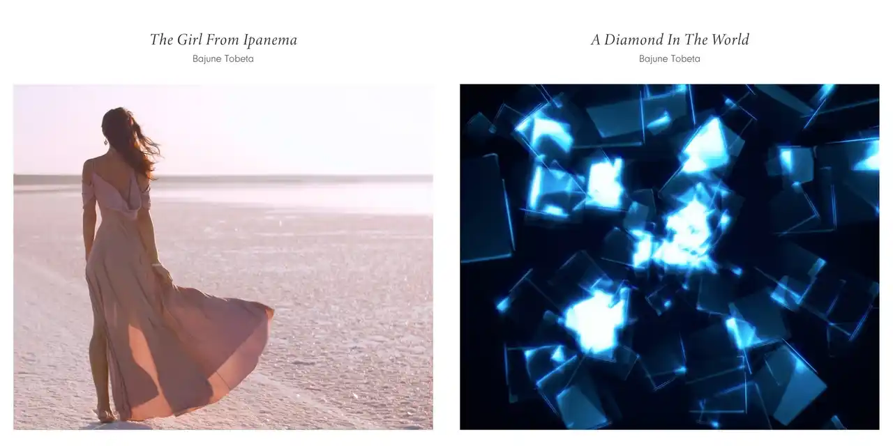 【株式会社クロア】 Bajune Tobetaが描く、感性が交差する2曲を同時にリリース。「The Girl From Ipanema」&「A Diamond In The World」──音で綴る、ふたつの世界。