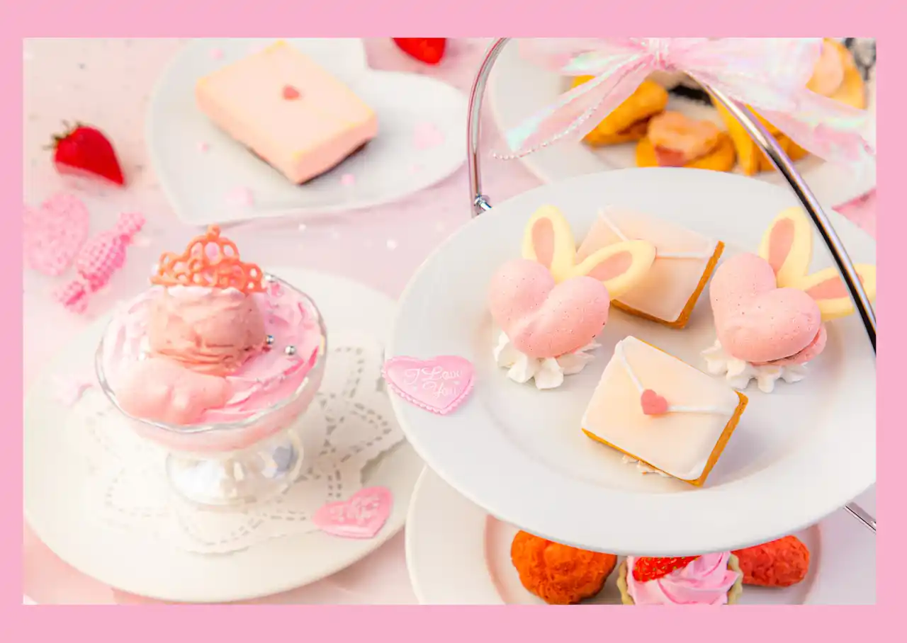 【DDグループ】 【バレンタイン＆ホワイトデー】食べるラブレター体験？ピンクカラーのいちごアフタヌーンティー登場|新宿「絵本の国のアリス」