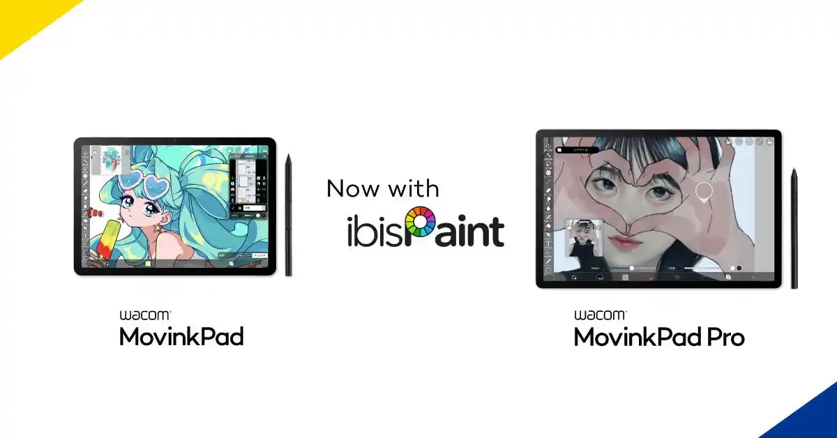 【株式会社ワコム】 「Wacom MovinkPad シリーズ」が「ibisPaint」に対応　180日間プレミアム会員特典も追加