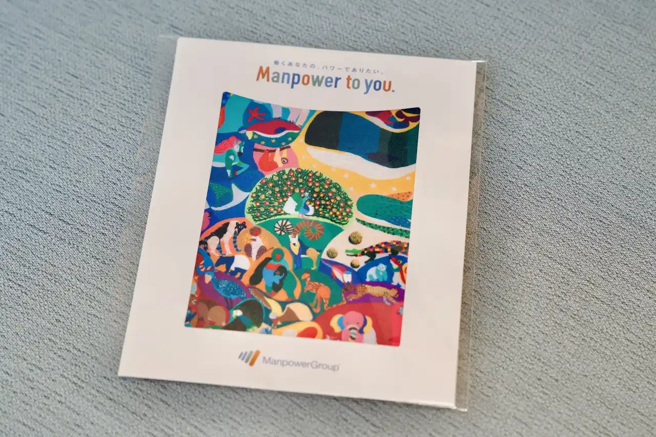 マンパワーグループ、障がい者アートを活用したオリジナルノベルティを制作