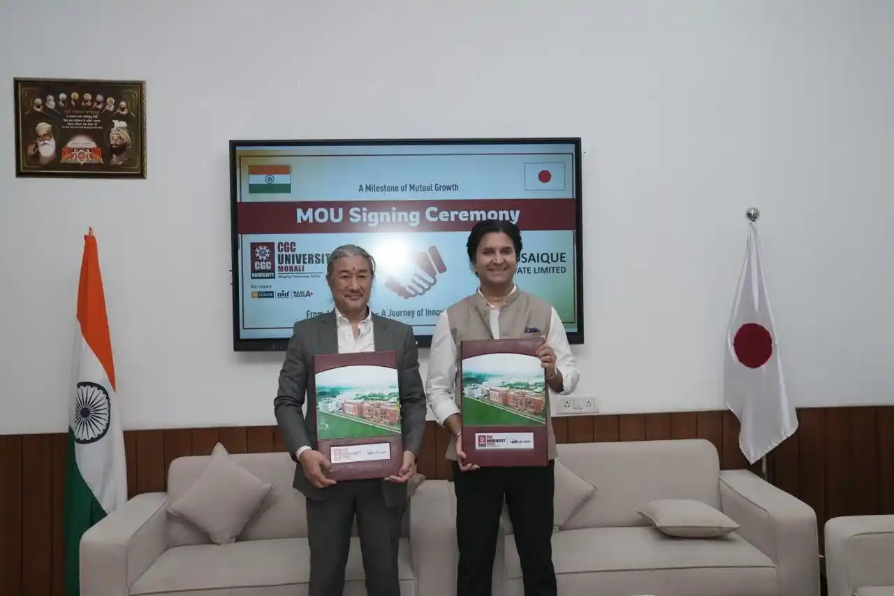 【MOSAIQUE PVT LTD】 CGC大学、MOSAIQUE PVT. LTD. と覚書を締結日本と連携した技術・語学教育プログラムを開始