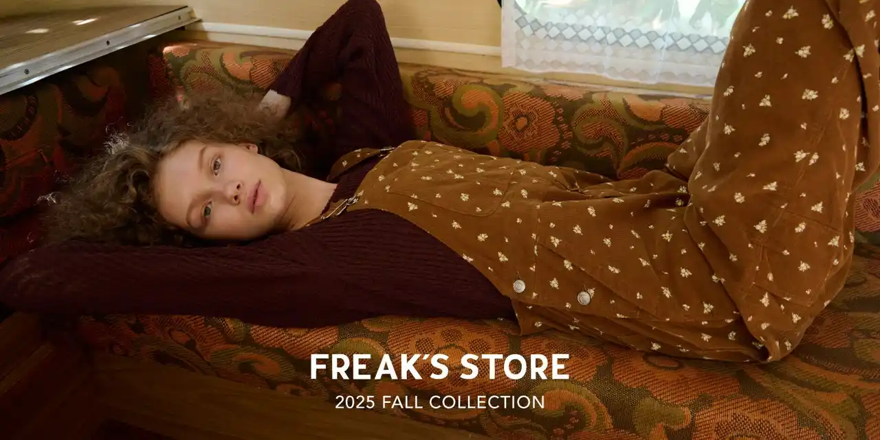 【株式会社デイトナ・インターナショナル】 FREAK’S STORE WOMENSの2025秋コレクションLOOK公開。秋の始まりにふさわしい、力を抜いた着こなし方を提案。